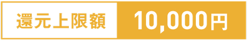 還元上限額 10,000円