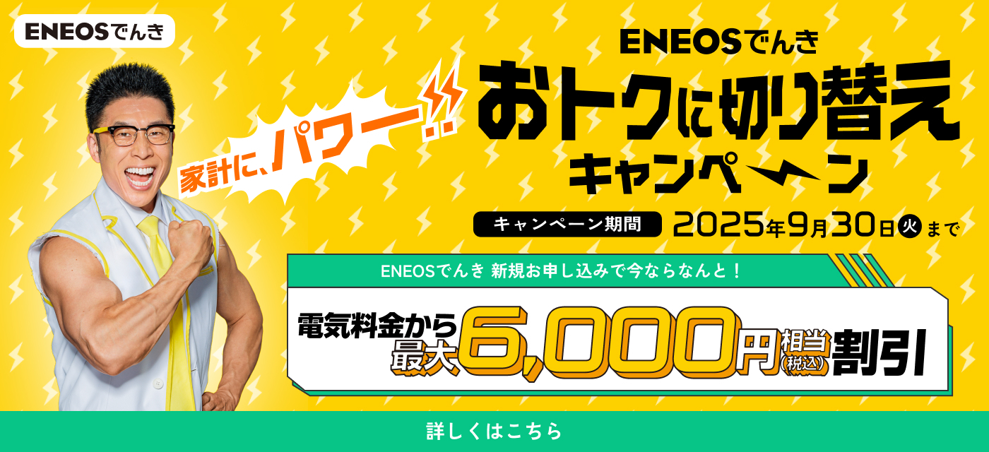 ENEOSでんき おトクに切り替えキャンペーン