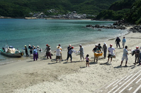 清掃活動の模様