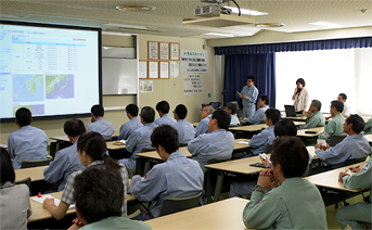 気象講習会の様子