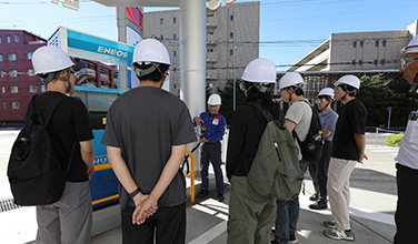 水素ステーションの見学