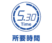 所要時間5分30秒