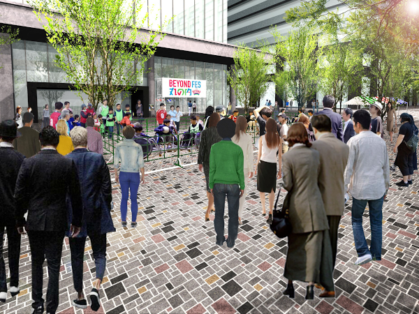 <「BEYOND FES 丸の内」丸の内仲通り イメージ>