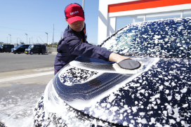 洗車・カーコーティング実施